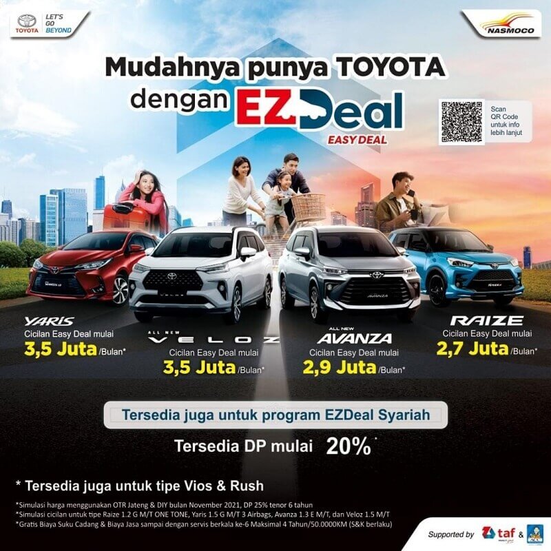 Promo Mudahnya Punya Toyota Dengan EZDeal Di Dealer Toyota Solo